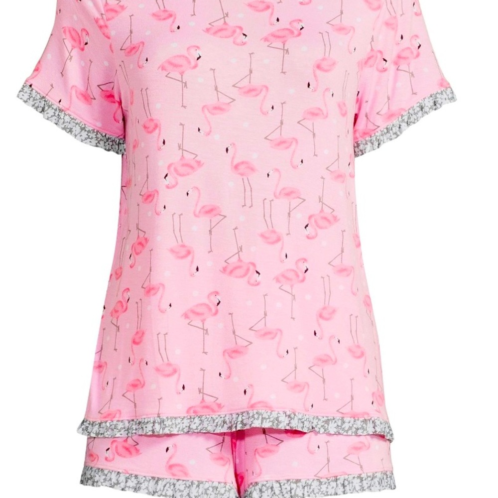 🦩🦩🦩NWT Sweet Dreams Flamingo Pajama set.